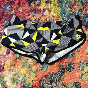 Billabong Yellow and Black Swim Coverup